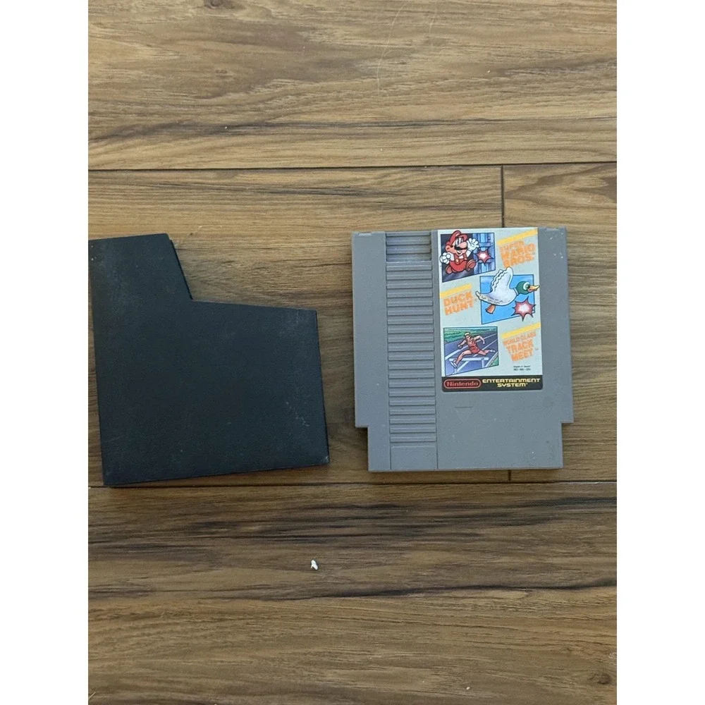 Vintage Super Mario Bros. / Duck Hunt / World Class Track Meet Nintendo NES Cart
